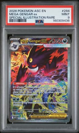 2026 #284 Mega Gengar EX PSA 9 Asc EN-Ascended Heroes