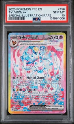2025 #156 Sylveon EX PSA 10 Pre EN-Prismatic Evolutions