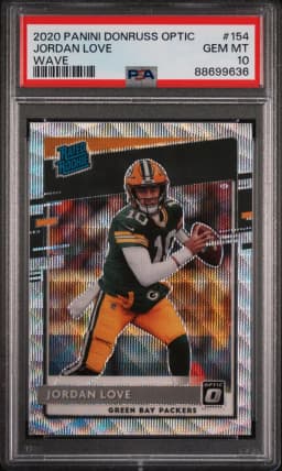 2020 #154 Jordan Love PSA 10 Panini Donruss Optic