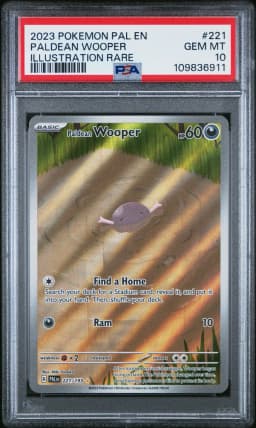 2023 #221 Paldean Wooper PSA 10 Pal EN-Paldea Evolved
