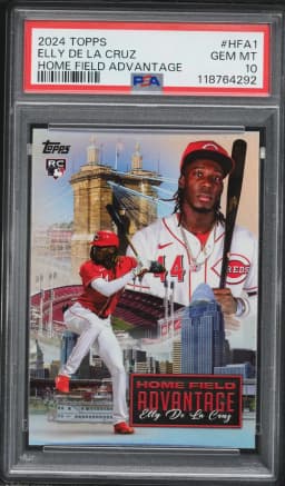 2024 #HFA1 Elly de La Cruz PSA 10 Topps Home Field Advantage Baseball