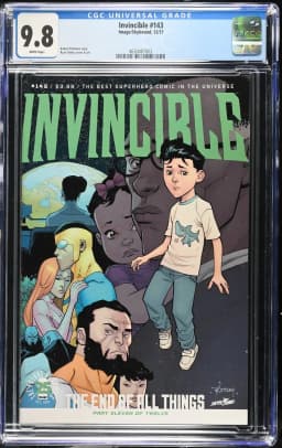 2017 Invincible #143 CGC 9.8 Image/Skybound