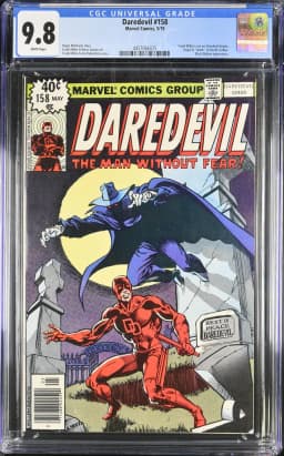 1979 #NA 1979 Daredevil #158 CGC 9.8 Marvel Comics CGC 9.8