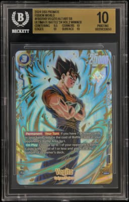 2024 #FB02061 Vegito ALT ART SR/(Ultimate Battle '24 Vol.2 Winner Prize) BGS 10 Dragon Ball Super Card Game Fusion World Promos