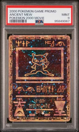2000 #NA Ancient Mew PSA 9 Game Movie