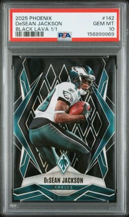 2025 #142 DeSean Jackson PSA 10 Panini Phoenix