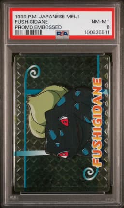 1999 #NA Fushigidane PSA 8 Japanese Meiji Promo