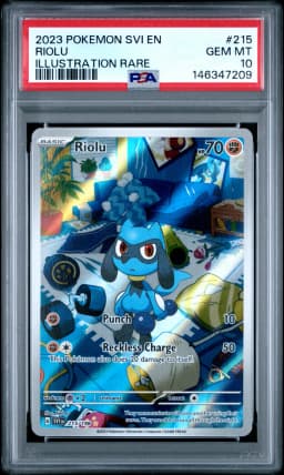 2023 #215 Riolu PSA 10 Svi EN-Scarlet & Violet