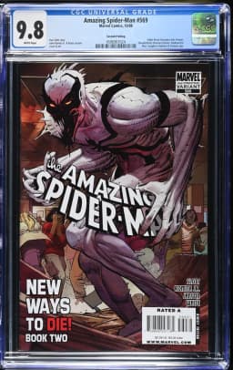 2008 Amazing Spider-Man #569 CGC 9.8 Marvel Comics