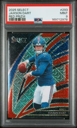 2025 #293 Jaxson Dart PSA 9 Panini Select