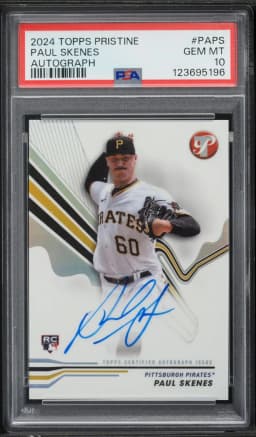 2024 #PAPS Paul Skenes PSA 10 Topps Pristine Pristine Autographs Baseball