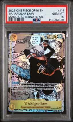 2025 #119 Trafalgar Law PSA 10 One Piece OP10-Royal Blood