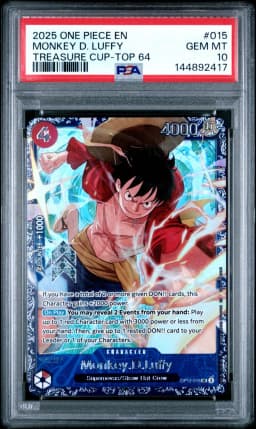 2025 #015 Monkey D. Luffy PSA 10 One Piece Promos