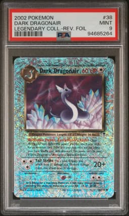 2002 #38 Dark Dragonair-Reverse Foil PSA 9 Legendary Collection