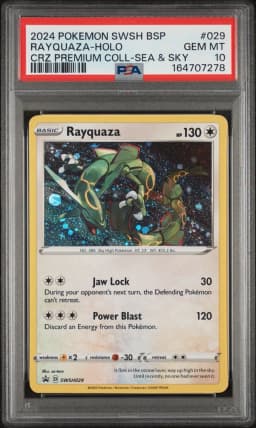 2024 #029 Rayquaza-Holo PSA 10 Swsh Black Star Promo