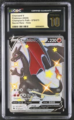 2020 #079 Charizard V CGC 10 Pristine Champion's Path - English