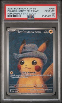 2023 #085 Pikachu With Grey Felt Hat PSA 10 Svp EN-Scarlet & Violet Black Star Promos