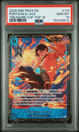 2026 #119 Portgas D. Ace PSA 10 One Piece Promos