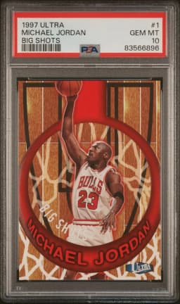 1997 #1 Michael Jordan PSA 10 Ultra Big Shots