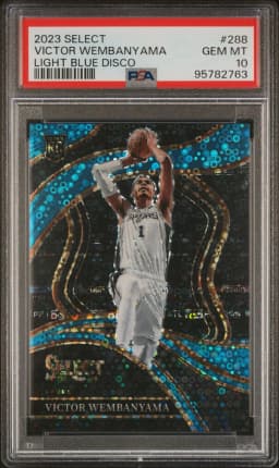 2023 #288 Victor Wembanyama PSA 10 Panini Select