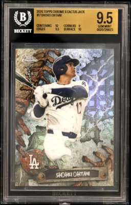2026 #17 Shohei Ohtani BGS 9.5 Topps Chrome X Cactus Jack