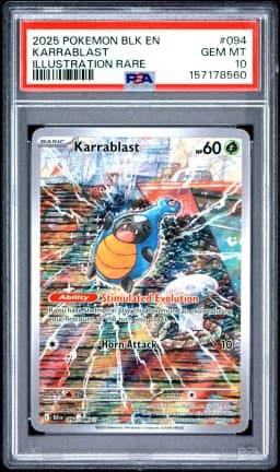 2025 #094 Karrablast PSA 10 Blk EN-Black Bolt