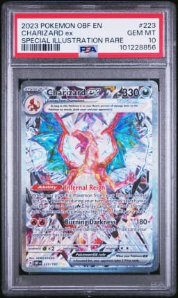 2023 #223 Charizard EX PSA 10 Obf EN-Obsidian Flames