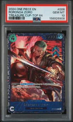 2024 #008 Roronoa Zoro PSA 10 One Piece Promos