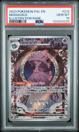 2023 #212 Mismagius PSA 10 Pal EN-Paldea Evolved