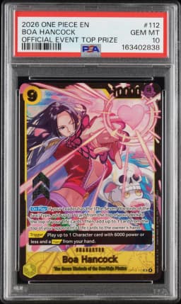 2026 #112 Boa Hancock PSA 10 One Piece Promos