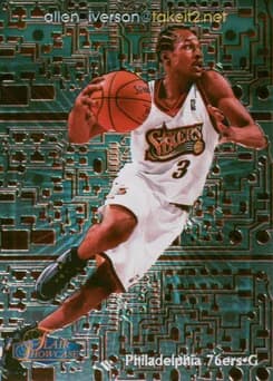 1998 Flair Showcase Takeit2.net #8 Allen Iverson