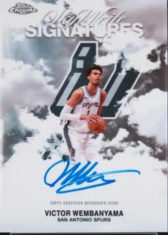 2025 Topps Chrome Sky Write Signatures #SWS-VW Victor Wembanyama