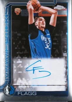 2025 Topps Chrome Chrome Rookie Autographs #TCAR-CF Cooper Flagg