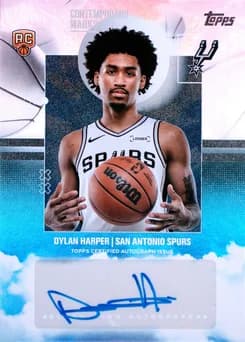 2025 Topps Contemporary Marks #CM-DH Dylan Harper Rainbow Foilboard