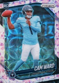 2025 Panini Prizm #352 Cam Ward Cherry Blossom Choice
