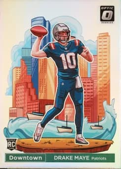 2024 Panini Donruss Optic Downtown! #13 Drake Maye