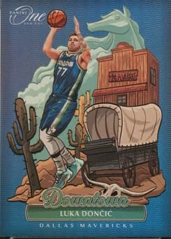 2022 Panini One and One Downtown #3 Luka Doncic