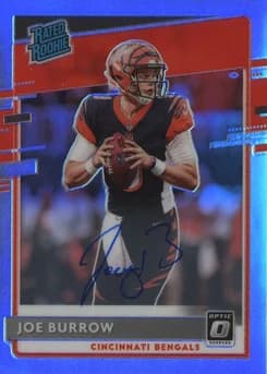2020 Panini Donruss Optic #151 Joe Burrow Autograph-Holo