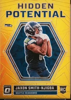 2023 Panini Donruss Optic Hidden Potential #HPJSN Jaxon Smith-Njigba Gold