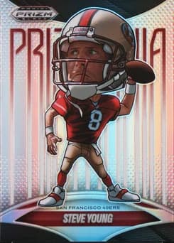 2025 Panini Prizm Black Prizmania #19 Steve Young