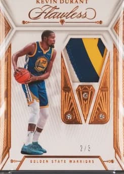 2023 Panini Flawless Diamond Swatches #DSKD2 Kevin Durant