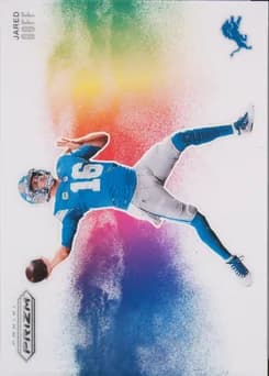 2025 Panini Prizm Color Blast #11 Jared Goff