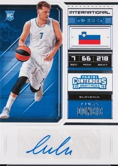 2018 Panini Contenders Draft Picks #126 Luka Doncic Autograph