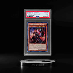 2024 Yu-Gi-Oh! the Infinite Forbidden 1st Edition Fiendsmith Engraver #INFOEN-017 PSA 9