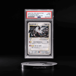 2004 Pokemon Japanese Clash Of The Blue Sky 1st Edition Holo Rayquaza Gold Star #67 PSA 6 EXMT