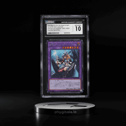 2021 Yu-Gi-Oh! Japanese PAC Prismatic Secret Rare Dark Magician Girl Dragon Knight CGC 10