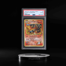 1999 Pokemon Gym Expansion 2 Challenge From the Darkness Japanese Holo Blaine's Charizard #6 PSA 4