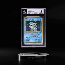 1996 Pokemon Japanese Base Set Blastoise Holo #9 BGS 6 EXMT