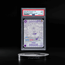 2025 ONE PIECE OP11-A FIST OF DIVINE SPEED 119 MONKEY D. LUFFY 3RD ANNIVERSARY-SILVER PSA 9