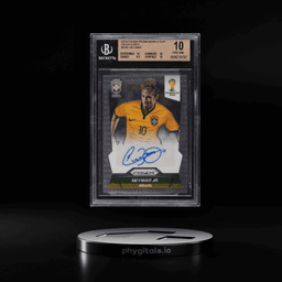 2014 Panini Prizm World Cup Signatures Neymar AUTO #SNE BGS 10 PRISTINE